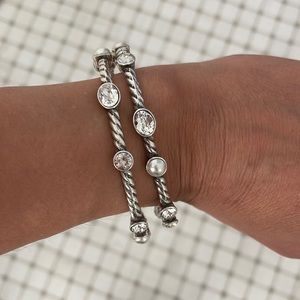 Set of 2 Silver Brighton Bracelets